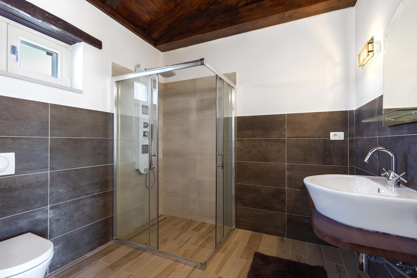 Modern apartment bathroom
